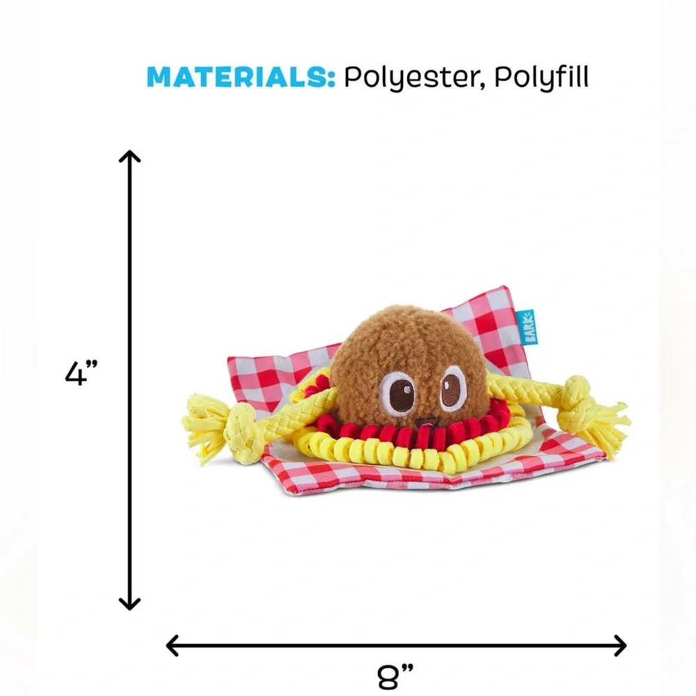 Bark Spaghetti and Muttballs dog toy
